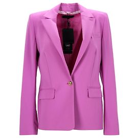 Blazer Monopetto Escada in Cotone Rosa Rosa