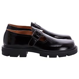 Maison Martin Margiela Maison Margiela Mocassini Con Suola Monk Lug In Pelle Nera Nero