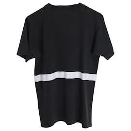 Balenciaga-Balenciaga Short Sleeve 360 Degree Arrow Print T-shirt In Black Cotton-Black