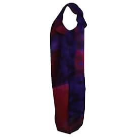 Diane Von Furstenberg-Minivestido con estampado abstracto en seda multicolor de Diane Von Furstenberg-Multicolor