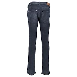 Acne-Jeans Acne Studios Skinny Fit em jeans de algodão marinho-Azul,Azul marinho