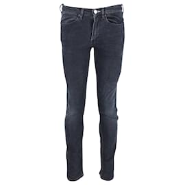 Acne-Acne Studios Skinny Fit Jeans in Navy Cotton Denim-Blue,Navy blue