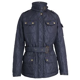 Barbour Tourer International Polarquilt Jacket in Navy Blue Polyester Navy blue
