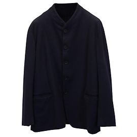 Giacca da abito Giorgio Armani in cotone blu navy Blu navy