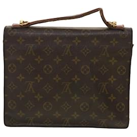 Louis Vuitton-LOUIS VUITTON Monogram Monceau Hand Bag 2way M51185 LV Auth 39810-Monogram