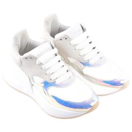 ALEXANDER MCQUEEN  Baskets EU 40 Cuir Gris