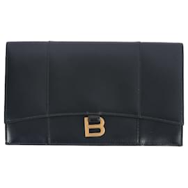 Balenciaga-BALENCIAGA  Clutch bags   Leather-Black