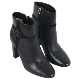 RALPH LAUREN  Boots T.EU 36 Leather Black