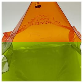 Hermès-hermes kelly 40 handbag in pvc-Orange