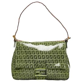 Fendi-Fendi Brown Crystal Zucchino Mamma Forever-Marron