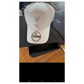 Yves Saint Laurent-Hats-Eggshell