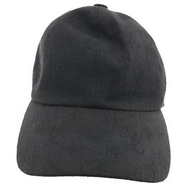 **Gorra de algodón negra de Louis Vuitton Negro