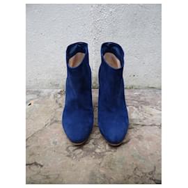 Gianvito Rossi-botas de tornozelo-Azul