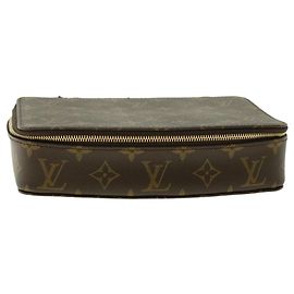 LOUIS VUITTON Monogram Monte Carlo Jewelry Accessory Box M47350 LV Auth 39765 Other