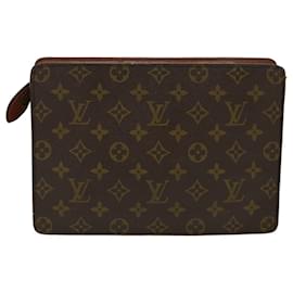 Louis Vuitton-LOUIS VUITTON Monogram Pochette Homme Clutch Bag M51795 LV Auth 39891-Other