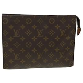 Louis Vuitton-Louis Vuitton Monogram Poche Toilette 26 Pouch M47542 LV Auth 39890-Other
