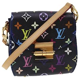 Louis Vuitton-LOUIS VUITTON Sac à bandoulière Heart Breaker Multicolore Noir M40659 Auth LV 40032A-Noir