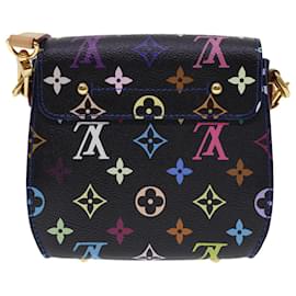 Louis Vuitton-Bolsa tiracolo multicolorida LOUIS VUITTON Heart Breaker preta M40659 Autenticação de LV 40032NO-Preto