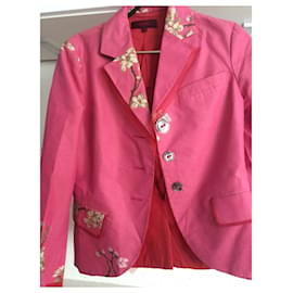 Kenzo-Skirt suit-Pink
