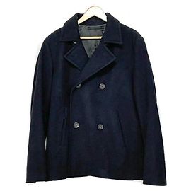 *Prada Capispalla caban in lana Nero