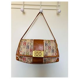 Carolina Herrera Brown Leather Handbag Brown