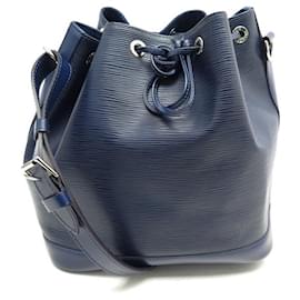 Louis Vuitton-NEW LOUIS VUITTON NOE PM M HANDBAG44105 EPI LEATHER BUCKET HAND BAG BUCKET-Blue