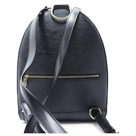 Louis Vuitton-LOUIS VUITTON MABILLON PM M BACKPACK52232 BLACK EPI LEATHER BACKPACK BAG-Black