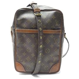 Louis Vuitton-VINTAGE LOUIS VUITTON DANUBE MM M HANDBAG45264 MONOGRAM HAND BAG CANVAS-Brown