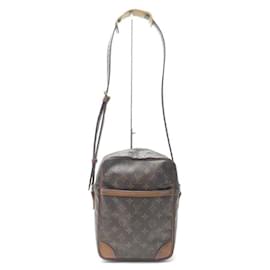 Louis Vuitton-VINTAGE LOUIS VUITTON DANUBE MM M HANDBAG45264 MONOGRAM HAND BAG CANVAS-Brown