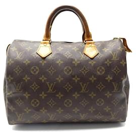 Louis Vuitton-VINTAGE LOUIS VUITTON SPEEDY HANDBAG 30 M41108 MONOGRAM HAND BAG CANVAS-Brown