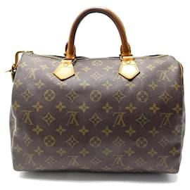 Louis Vuitton-VINTAGE LOUIS VUITTON SPEEDY HANDBAG 30 M41108 MONOGRAM HAND BAG CANVAS-Brown
