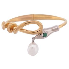Chloé BRACELET CHLOE BANGLE CALLIE SIZE S 20 GOLDEN BRASS GOLDEN BANGLE STRAP Golden