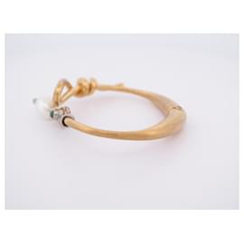 Chloé-BRACELET CHLOE BANGLE CALLIE SIZE S 20 GOLDEN BRASS GOLDEN BANGLE STRAP-Golden