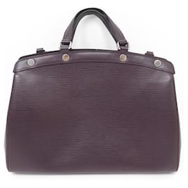 Louis Vuitton-LOUIS VUITTON BREA MM BANDOULIERE BORDEAUX EPI LEATHER HAND BAG-Dark red