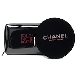 Chanel-NEW LOT 2 CHANEL RED BLACK AND BYZANTINE NIGHT MAKE UP POUCH CLUTCH KITS-Black