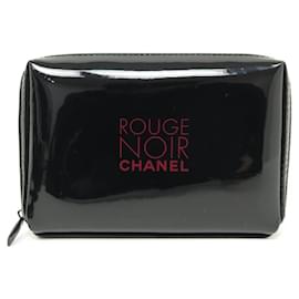 Chanel-NEW LOT 2 CHANEL RED BLACK AND BYZANTINE NIGHT MAKE UP POUCH CLUTCH KITS-Black