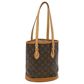 Louis Vuitton-LOUIS VUITTON Monogram Bucket PM Shoulder Bag M42238 LV Auth yk6482-Other
