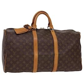 Louis Vuitton-Louis Vuitton Monogram Keepall 50 Boston Bag M41426 LV Auth 39841-Other