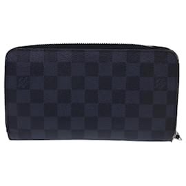 Louis Vuitton-LOUIS VUITTON Damier Cobalt Zippy Organizer Long Wallet N64014 LV Auth 40152-Other