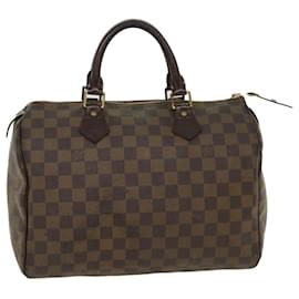 Louis Vuitton-LOUIS VUITTON Damier Ebene Speedy 30 Hand Bag N41364 LV Auth 39824-Other