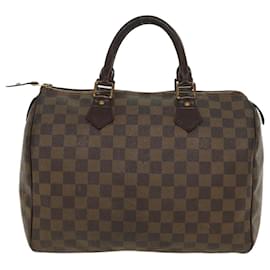 Louis Vuitton-LOUIS VUITTON Damier Ebene Speedy 30 Hand Bag N41364 LV Auth 39824-Other