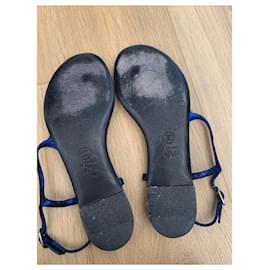 Chanel-Flats-Blue