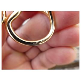 Hermès-Hermès scarf ring "jumbo" golden-Gold hardware