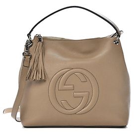Bolsa Gucci Soho Bege Mulher Couro Cellarius Mod. 536194 NO7M0g 2754 Bege