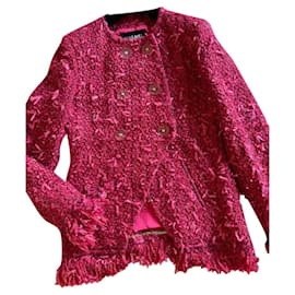 Chanel-11K$ Cosmopolite Ribbon Tweed Jacket-Multiple colors