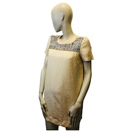 SéZane-Sézane Bib Dress-Eggshell