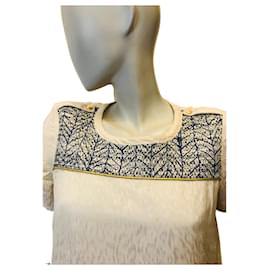 SéZane-Sézane Bib Dress-Eggshell