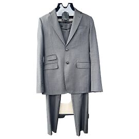 Ermenegildo Zegna Grey Silk Suit Grey