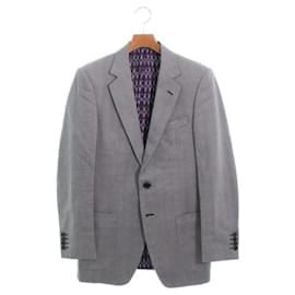 Gucci-*GUCCI Gucci tailored jacket men's-White,Navy blue