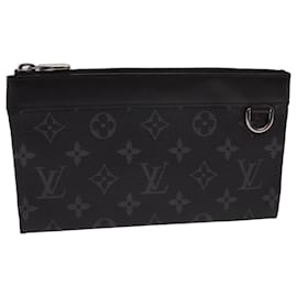 Louis Vuitton-LOUIS VUITTON Monogram Eclipse Pochette Discovery PM Clutch Bag M44323 LV 40386-Other